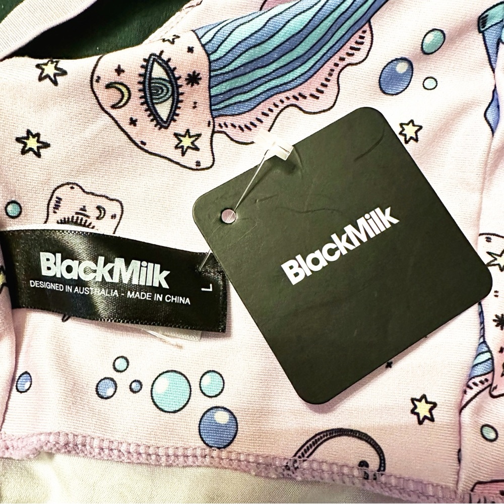 NWT Blackmilk I Was A Teenage Sea Witch Mini Strappy Dress Pink Size Large - Picture 11 of 12